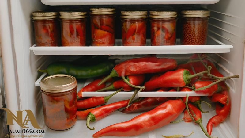 Cách bảo quản ớt tươi trong tủ lạnh