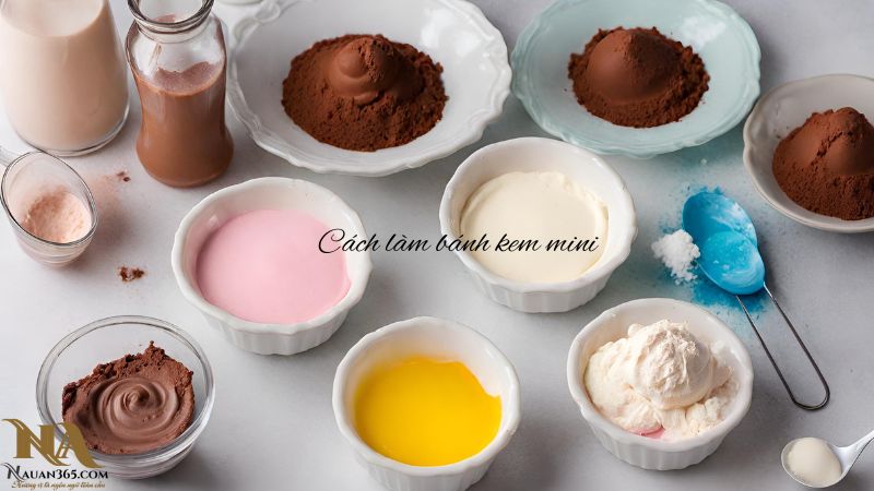 Cách làm bánh kem mini